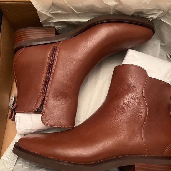 Cole Haan Ankle Bootie Women's 10 B New Brown Leather - Picture 1 of 6